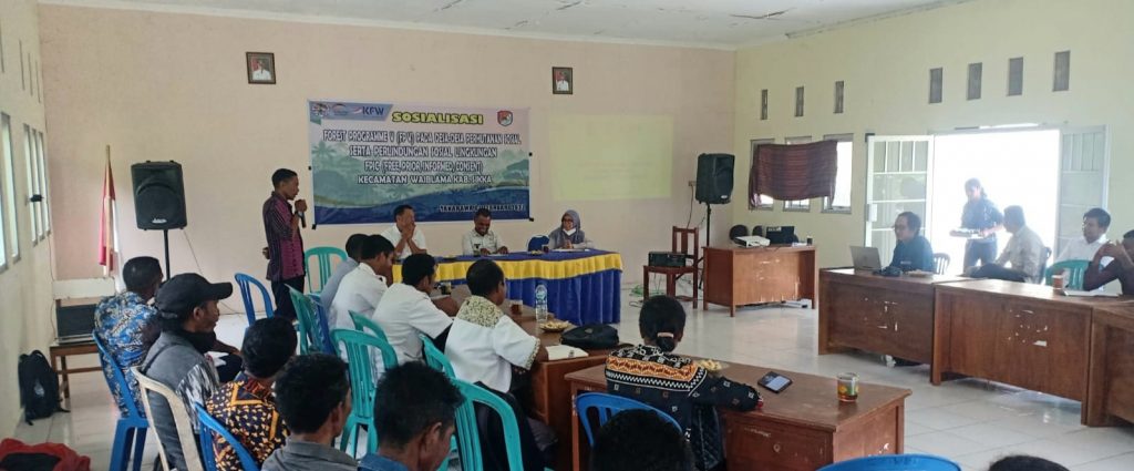 Pertemuan Desa untuk Persetujuan Atas Dasar Informasi di Awal Tanpa Paksaan (PADIATAPA) di Kabupaten Sikka untuk Forest Programme V